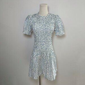 Reformation Leannah Dress In Hanna Blue Floral | Women’s Size 4